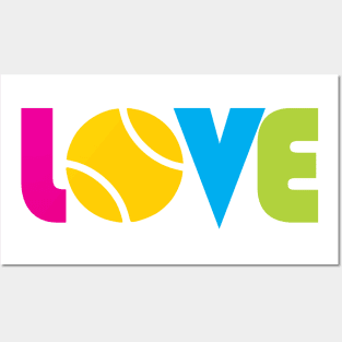 Love Tennis Posters and Art